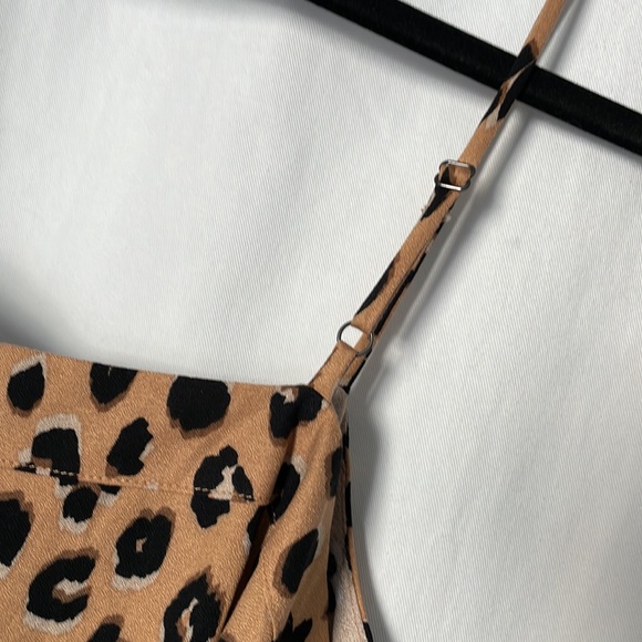 Leopard print slip tank top - Picture 3 of 6